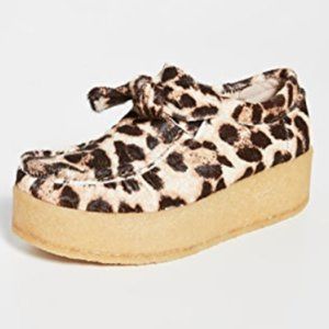 Tabitha Platform Booties with Bow